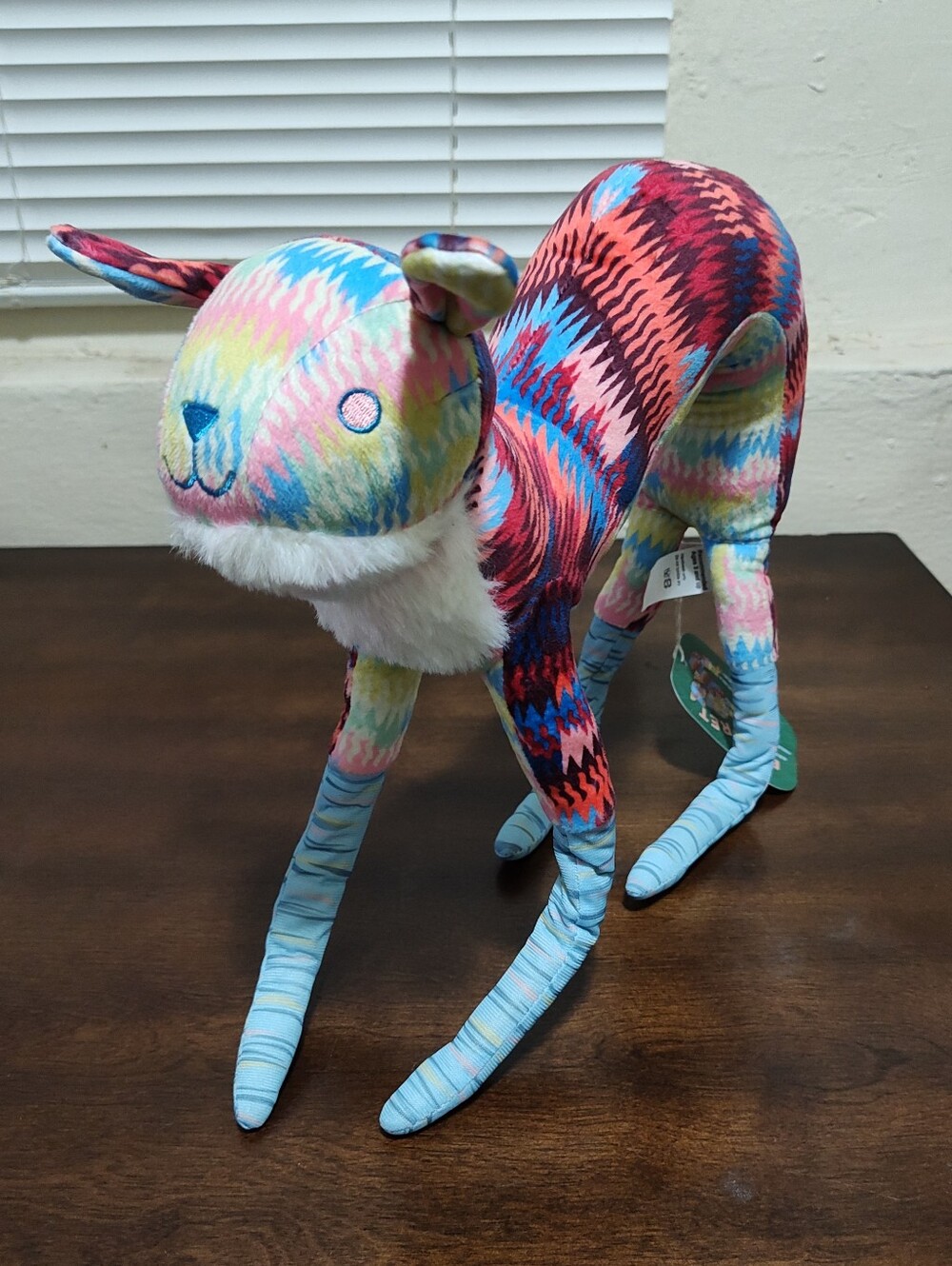 Meow Wolf Bearret Plush Colorful Animal Denver Art Figure Kids Room Decor Nwt
